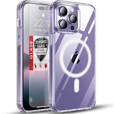 For iPhone 12/12 Pro Max/12 Mini/11 Case Phone Cover Shockproof + Tempered Glass