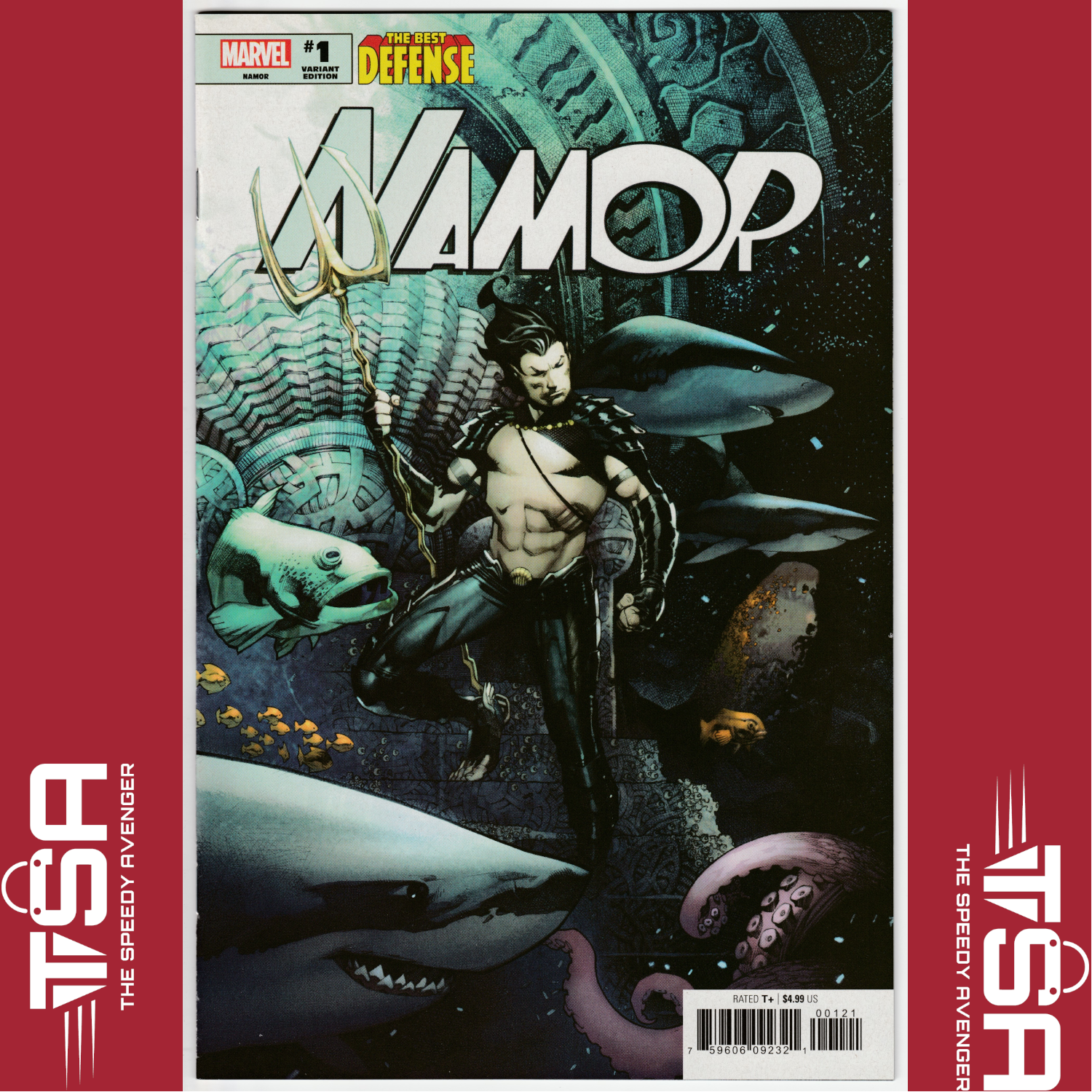 NAMOR THE BEST DEFENSE (DEFENDERS) #1 2018 1:50 Chris Stevens Ratio Incentive