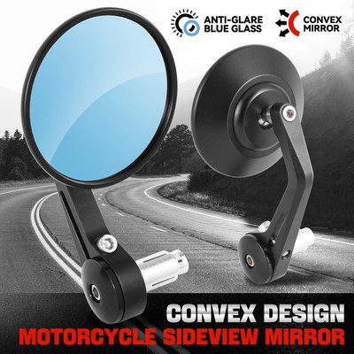 Универсальные 3-х круглых Зеркала бокового обзора на руле Naked Bike Cruiser 7/8
