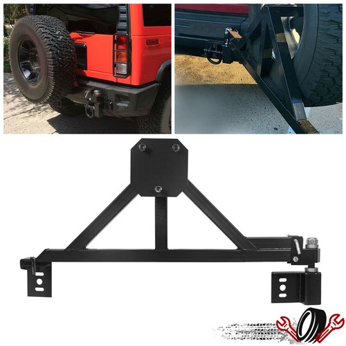 Задний багажник запасного колеса для Hummer H2 2003-2009 гг. Багажник с выпадающим стальным вариантом