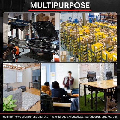 40" x 25" Heavy Duty Oak Plank Workbench Work Table w/ 2 Adjustable Handles