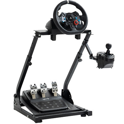 Minneer Foldable Racing Steering Wheel Stand Fit Logitech G29 G920 G923 Xbox PC