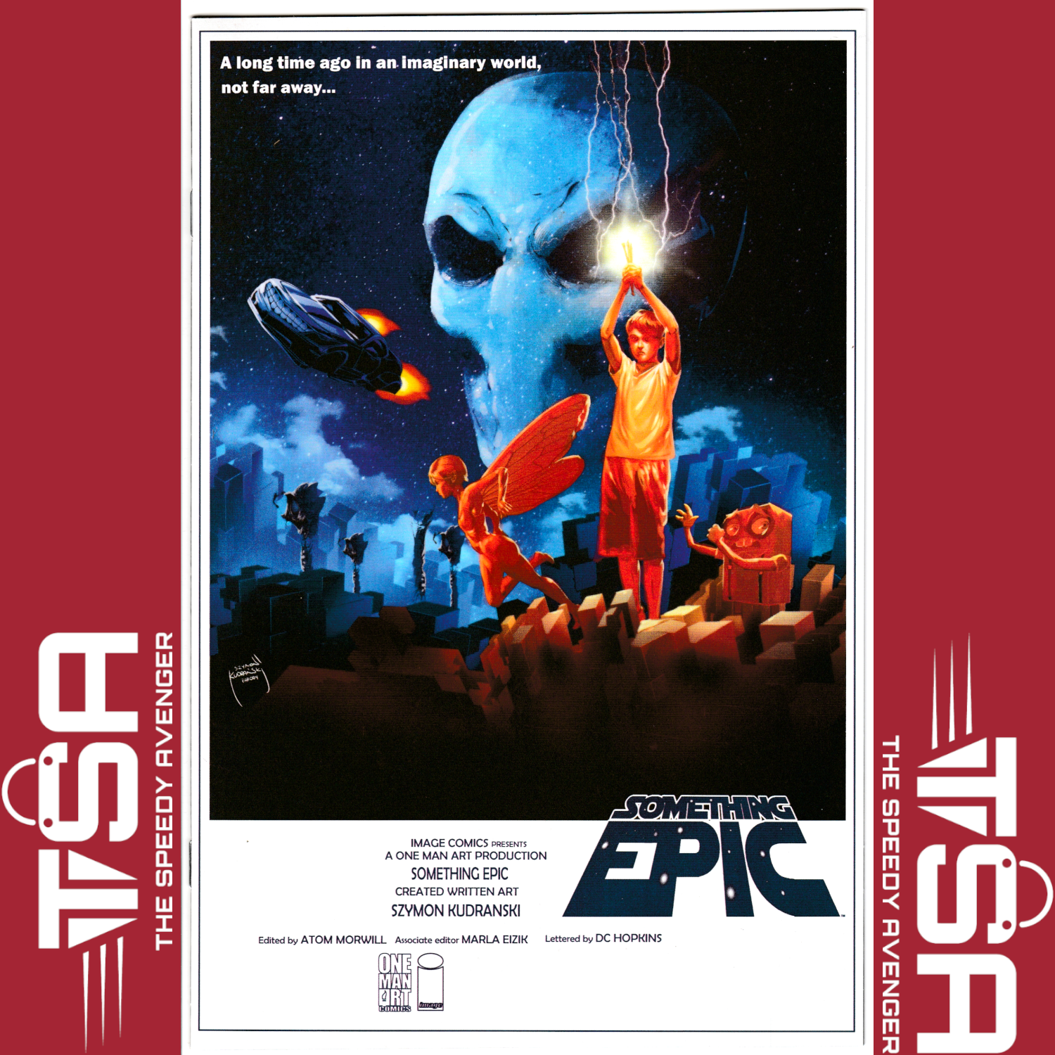 SOMETHING EPIC #3 Szymon Kudranski Star Wars Homage Variant 2023 Image Comics