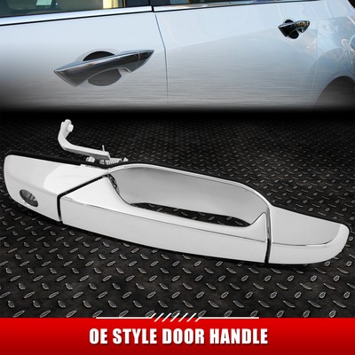 ДЛЯ 07-13 CHEVY SILVERADO 1500 ХРОМИРОВАННАЯ РУЧКА ДЛЯ ОТКРЫВАНИЯ ПЕРЕДНЕЙ ПРАВОЙ ДВЕРИ с ЗАМОЧНОЙ СКВАЖИНОЙ