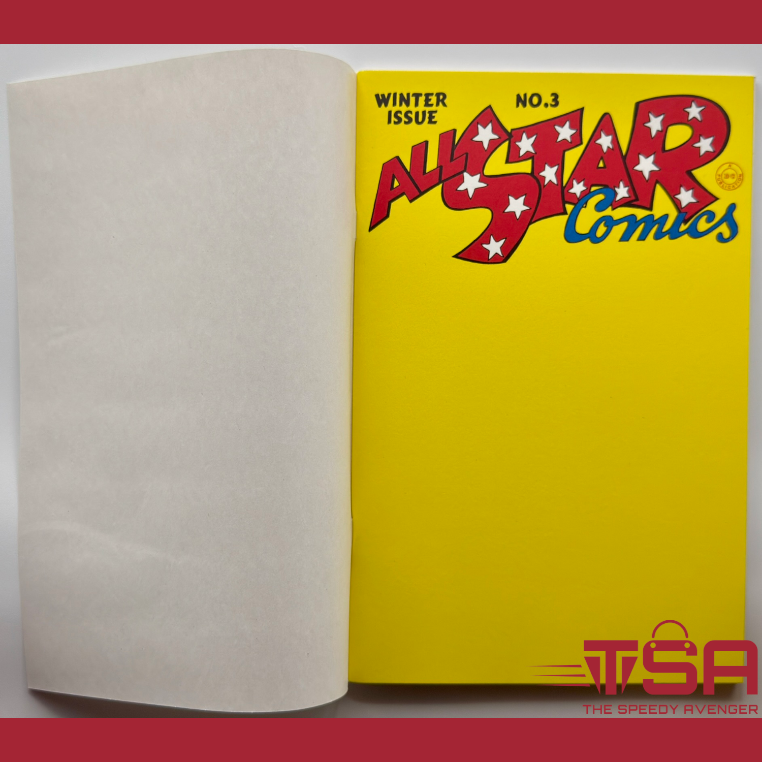 ALL-STAR COMICS #3 (Vol 1) 2023 Facsimile Blank Sketch Variant Justice Society