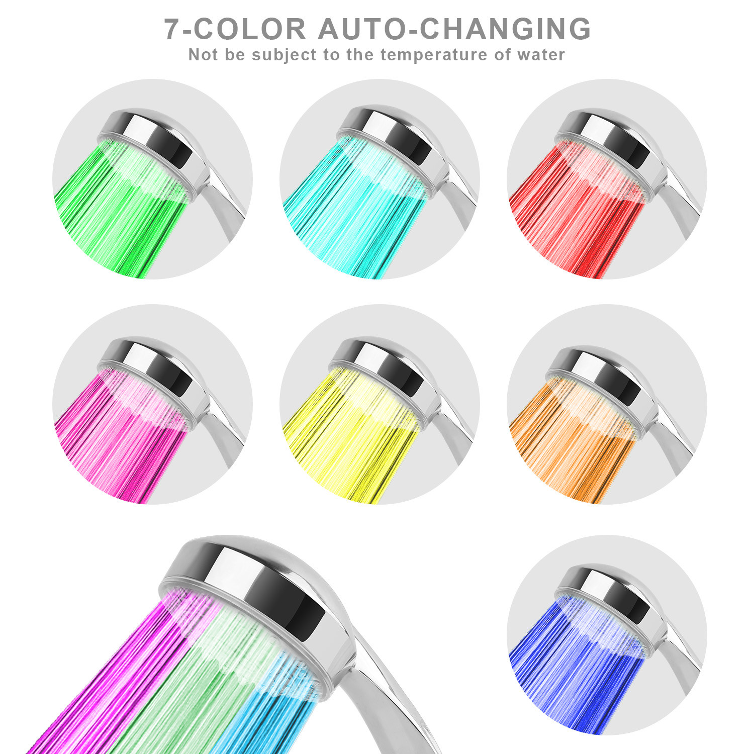 7 Color Auto Changing Water Glow Light Us
