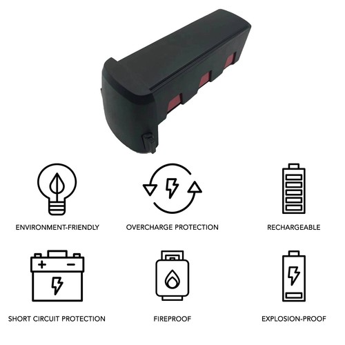 2 PC Replacement Li-Po Drone Battery for Hubsan H117S Zino, Zino PRO GPS RC