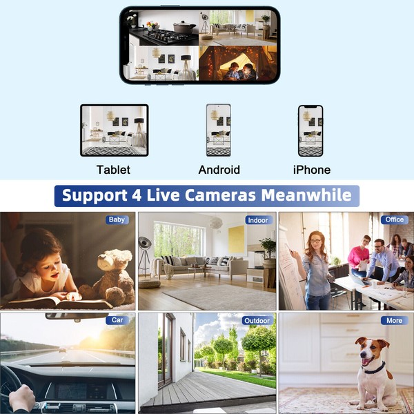 Mini Security Spy Hidden Cam with Audio Live Feed Wireless 1080P WiFi IP Camera - Image 22