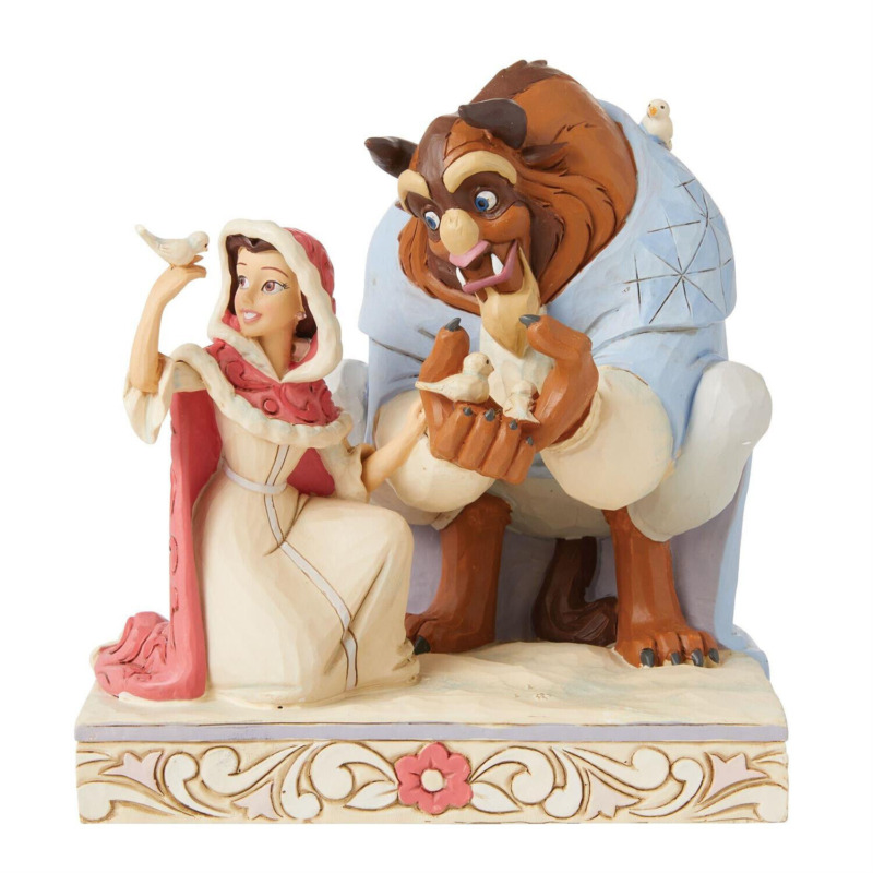 Disney Jim Shore Beauty and the Beast Winter White Woodland Figurine 4062247