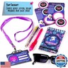 GirlZone Ultimate Secret Agent Writing Set, Exciting Spy Kit and Stationery for Girls with Spy Pen, Themed Stationery Paper and Fun Toys, Birthday, Easter Gifts for Kids