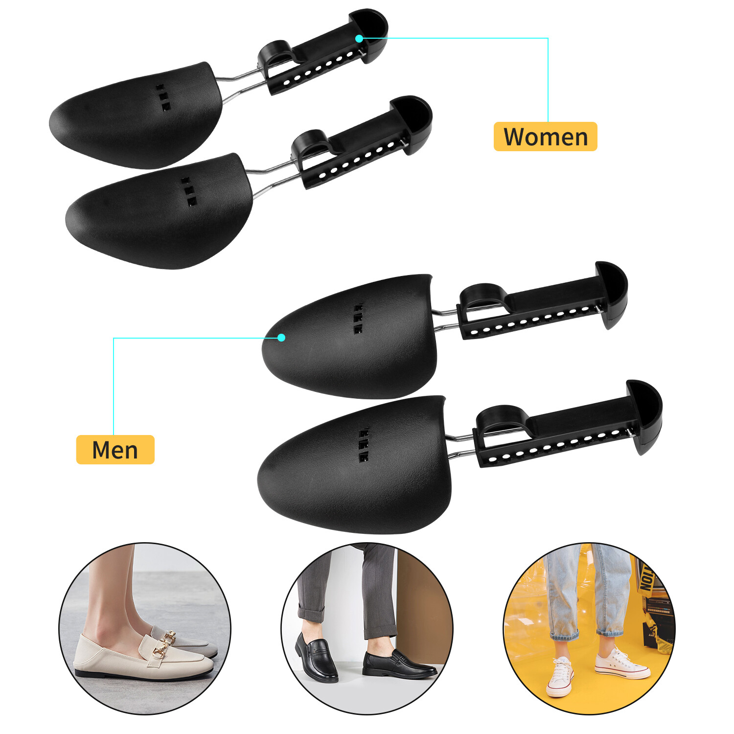 plastic shoe stretcher