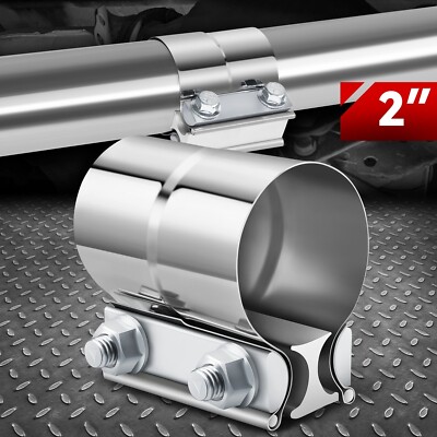 1Шт 2 T304 Из Нержавеющей Стали внахлестку Соединительная лента Глушителя выхлопной трубы Зажимная втулка