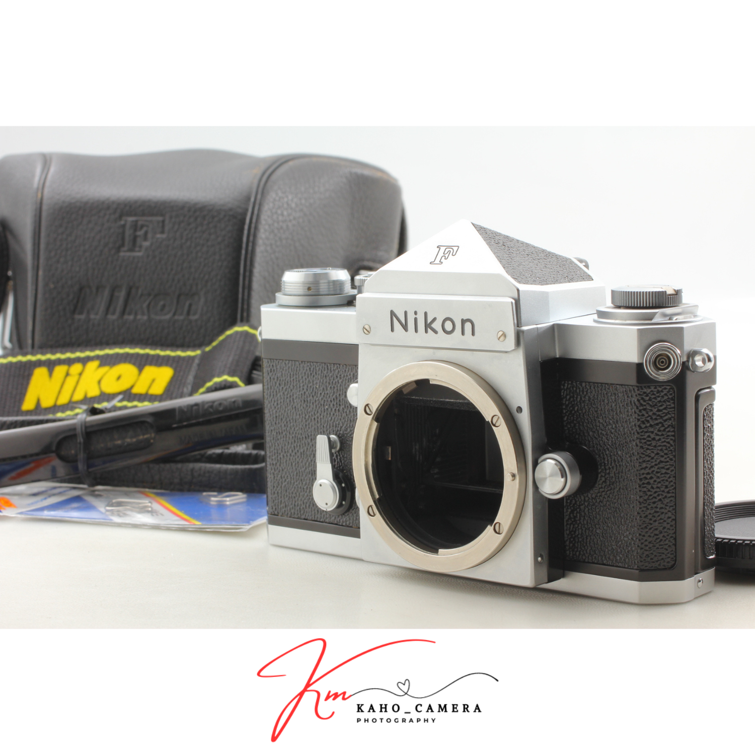 Nikon F Eye Level ボディ シルバー MINT in Case] Nikon F Eye Level Silver SLR Film Camera Body
