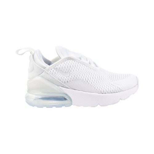 

Детские кроссовки Nike Air Max 270 (PS) бело-серебристый металлик AO2372-103, White-metallic silver