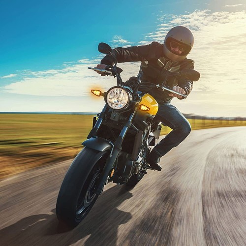 4PCS Motorcycle LED Turn Signal Indicator Blinker Amber Lights Universal Durable