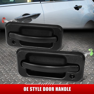 [2ШТ] ДЛЯ 03-05 HUMMER H2 ЧЕРНЫЕ ТЕКСТУРИРОВАННЫЕ РУЧКИ ДЛЯ ОТКРЫВАНИЯ ПЕРЕДНЕЙ ЛЕВОЙ И ПРАВОЙ ДВЕРЕЙ