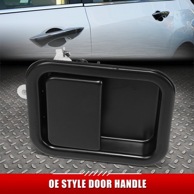 ДЛЯ 81-95 JEEP CJ7 SCRAMBLER WRANGLER ЧЕРНАЯ ГЛАДКАЯ РУЧКА ТЯГИ ПЕРЕДНЕЙ ПРАВОЙ ДВЕРИ