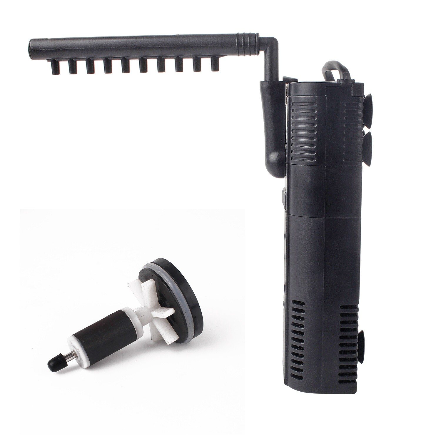 2W Aquarium Innenfilter Aquarium Pumpe 300 L/h für Aquarium bis 40