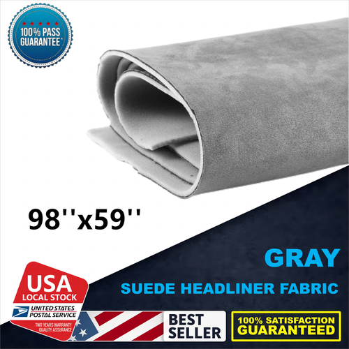 Fabric Upholstery Repair Replacement Kits Gray 98''x59'' Headlining Fabric new
