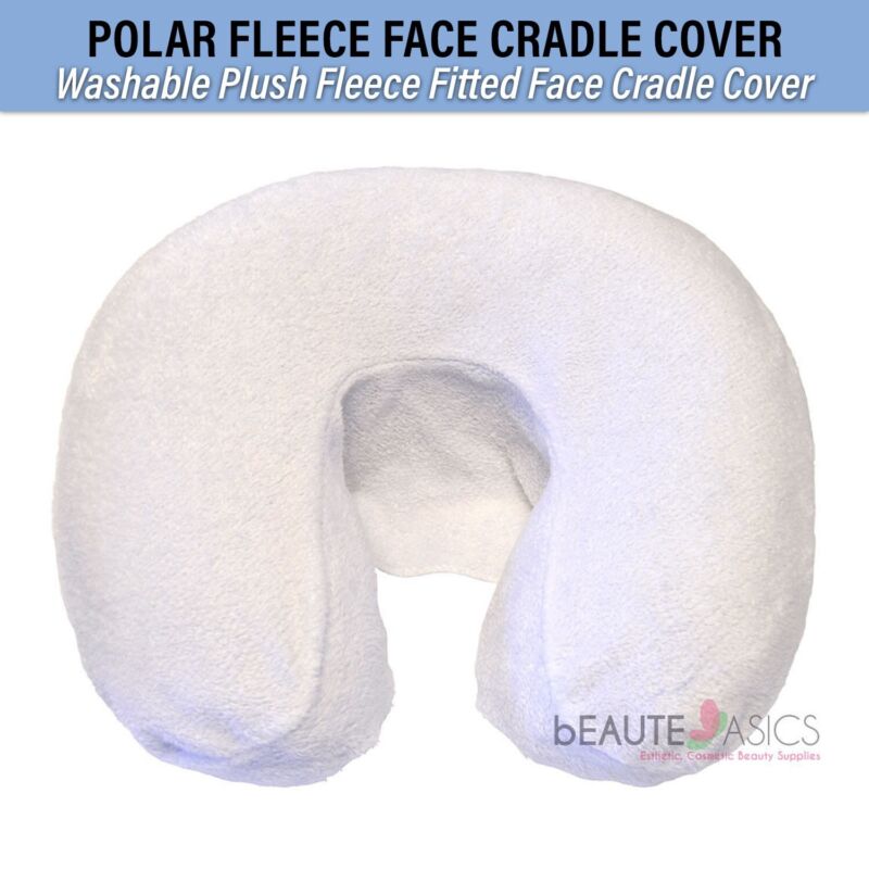 Plush Polar Fleece Massage Fitted Face Cradle Covers (BD1005 x1)