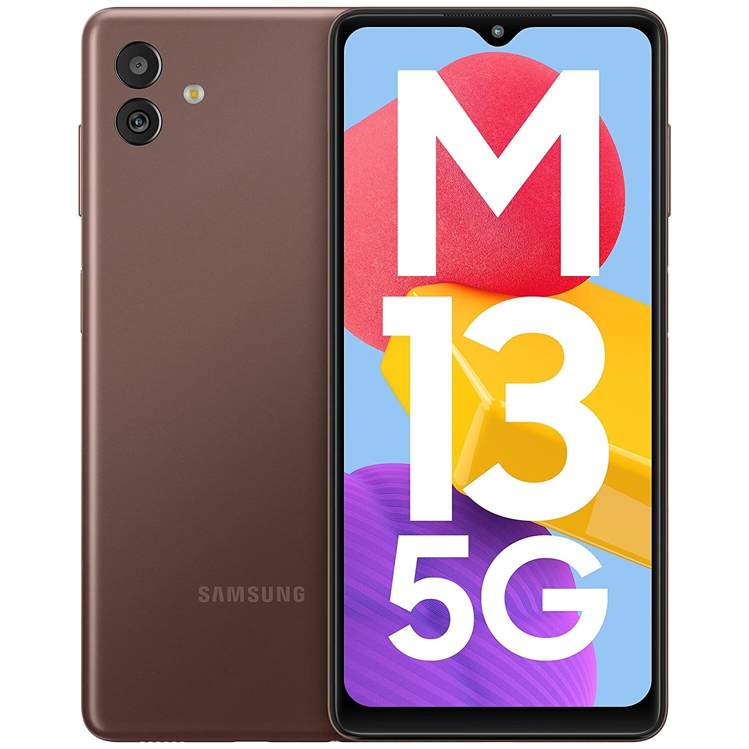 【ちり】Samsung Galaxy M13 5000mAh ホワイト Samsung Galaxy M13 5G ( Blue I Brown, 6GB, 128GB Storage