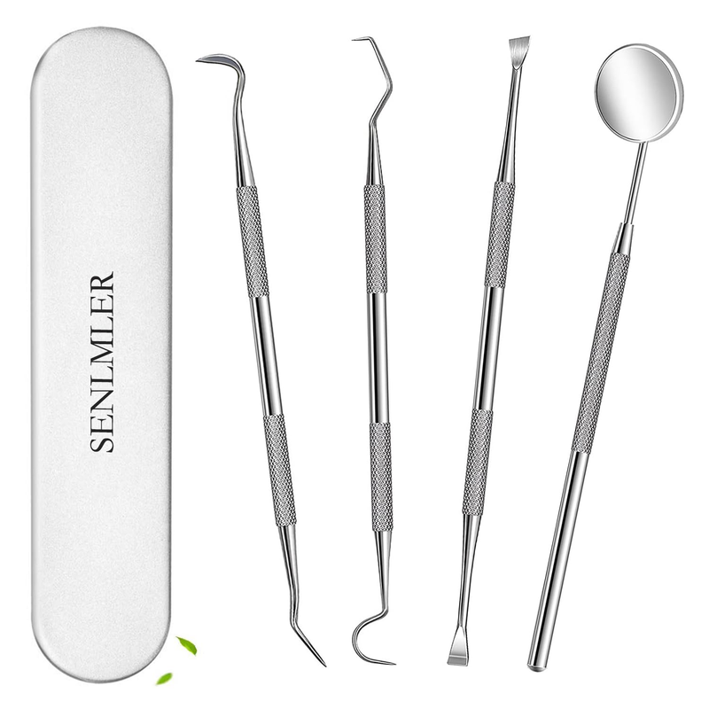 Dental Tool Kit Stainless Steel Tartar Scraper Picks Teeth Cle...