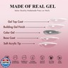 KQueenest Hot Pink Press On Nails Long Square - Acrylic Press On Nails Medium Coffin, Sheer Bright Neon Pink Fake Nails with Glue, Vibrant Glossy, Reusable Soft Gel Glue on Nails for Women, 24 Pcs