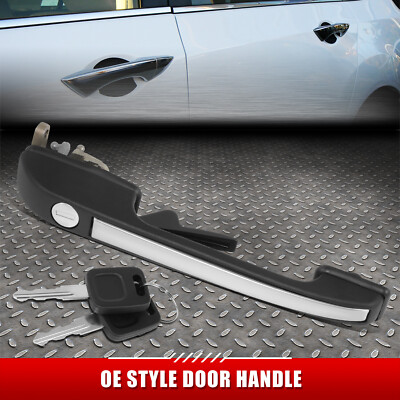 Для 84-88 Audi 5000/Quattro Наружная ручка передней правой пассажирской двери с комплектом ключей