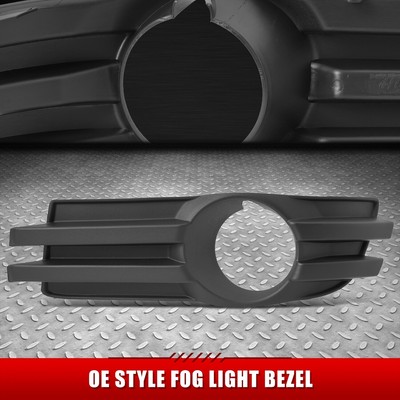 Для 08-10 Dodge Grand Caravan Черная передняя противотуманная фара с левой стороны водителя/Рамка фонаря