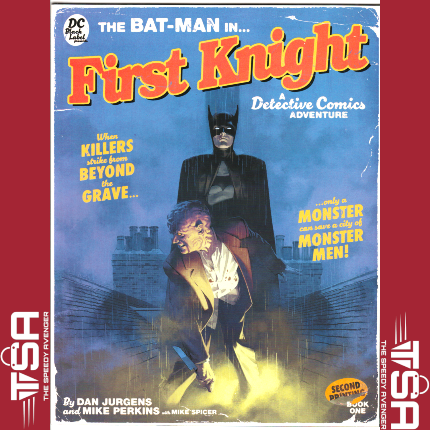 THE BAT-MAN FIRST KNIGHT #1 2nd Printing Marc Aspinall Pulp Variant 2024 DC