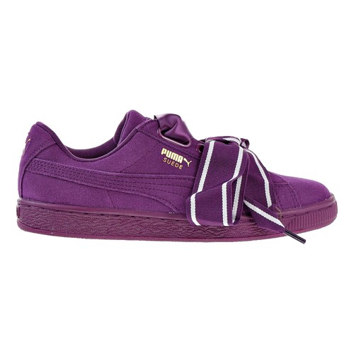 Женские туфли Puma Suede Heart Satin II Dark Purple-Dark Purple 364084-02