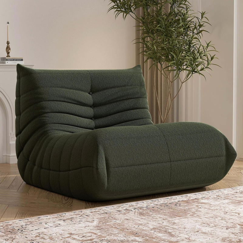 Bean Bag Chair, Fireside Chair Bean Bag Sofa Large Bean Bag Chair for Adults, Be