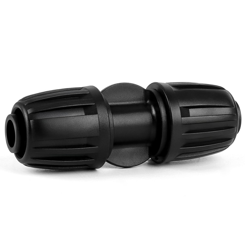 14 Pcs Irrigation Tubing Coupling 1/2 Inch Barbed Drip Connector for Garden Lawn