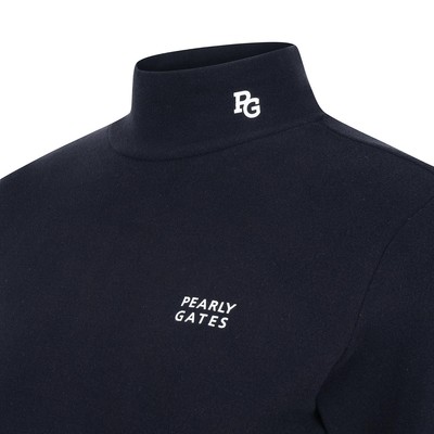 Genuine PEARLY GATES GOLF Womens Back Logo Basic High Neck Slim T-Shirt 