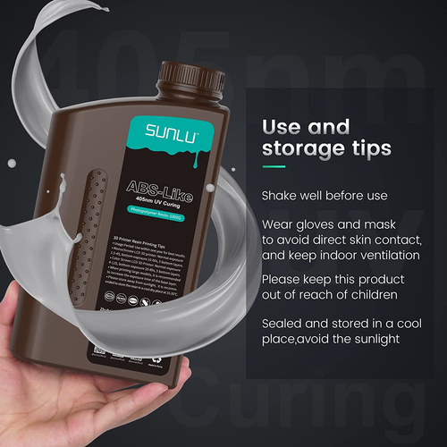 SUNLU 10KG Standard/ABS-Like/Washable/PA-Like/High Temperature/Red Wax Resin