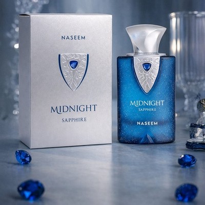 MIDNIGHT SAPPHIRE by Naseem Alcohol Free Perfume Eau De Parfum for Unisex- 80 ML