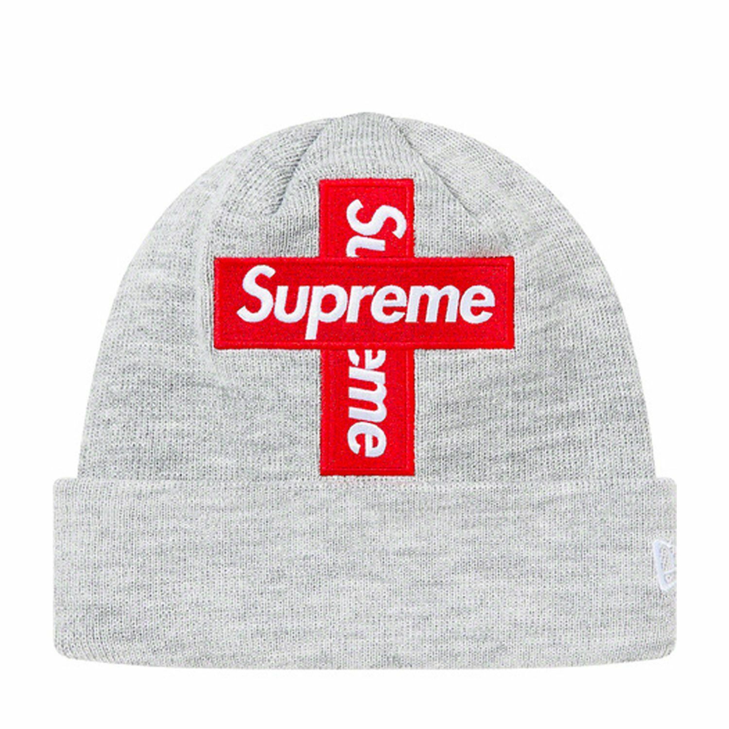 Supreme New Era Cross Box Logo Beanie Heather Grey FW20 | eBay Supreme New Era Cross Box Logo Beanie Heather Grey FW20 | eBay