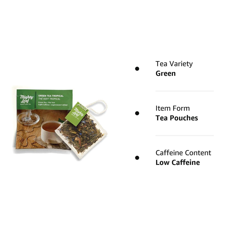 Tropical 100ct. Mighty Leaf Green Tea