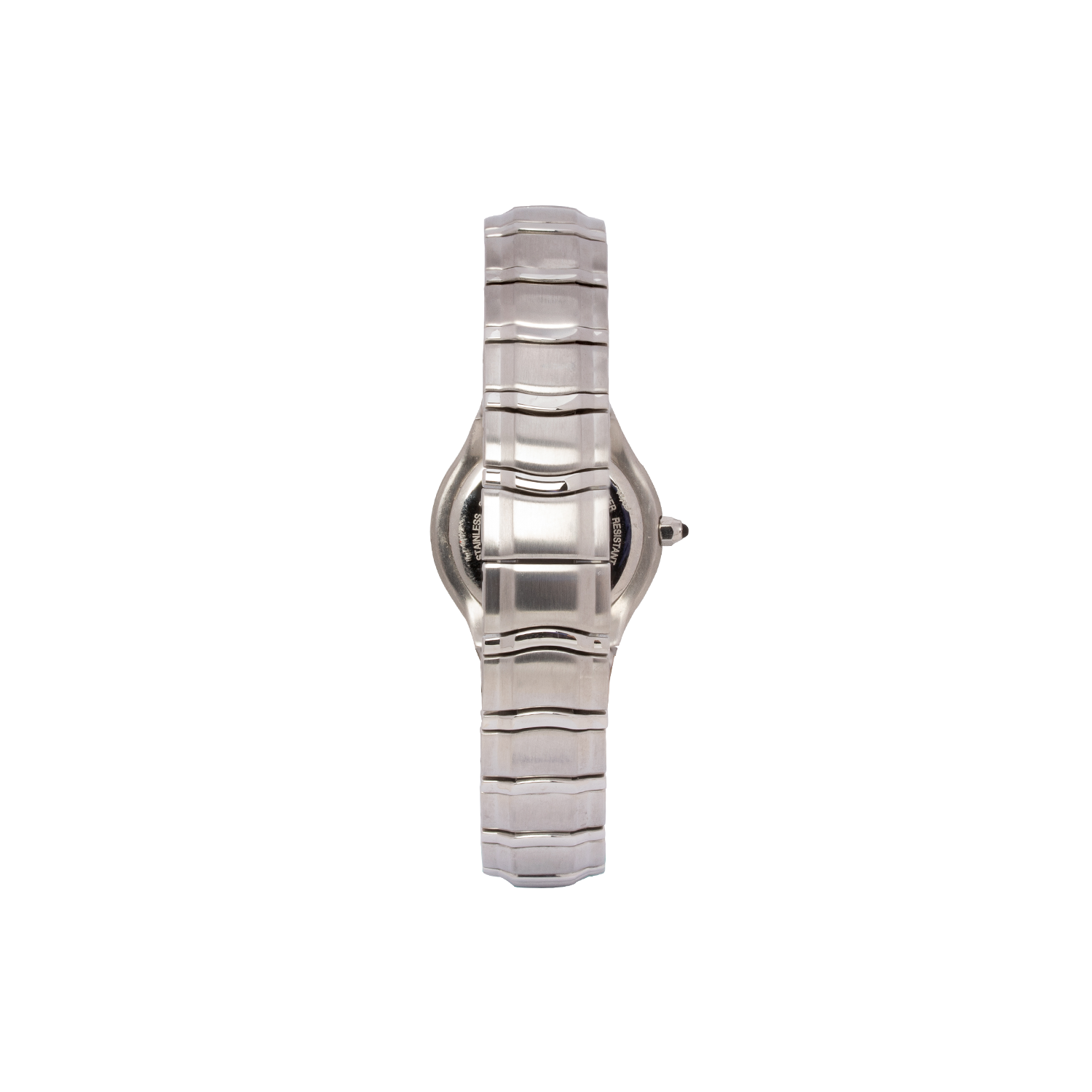 Pre-owned Bulova 96m33 Women's 27mm Silver Stainless Steel Bracelet Black Dial Date Watch