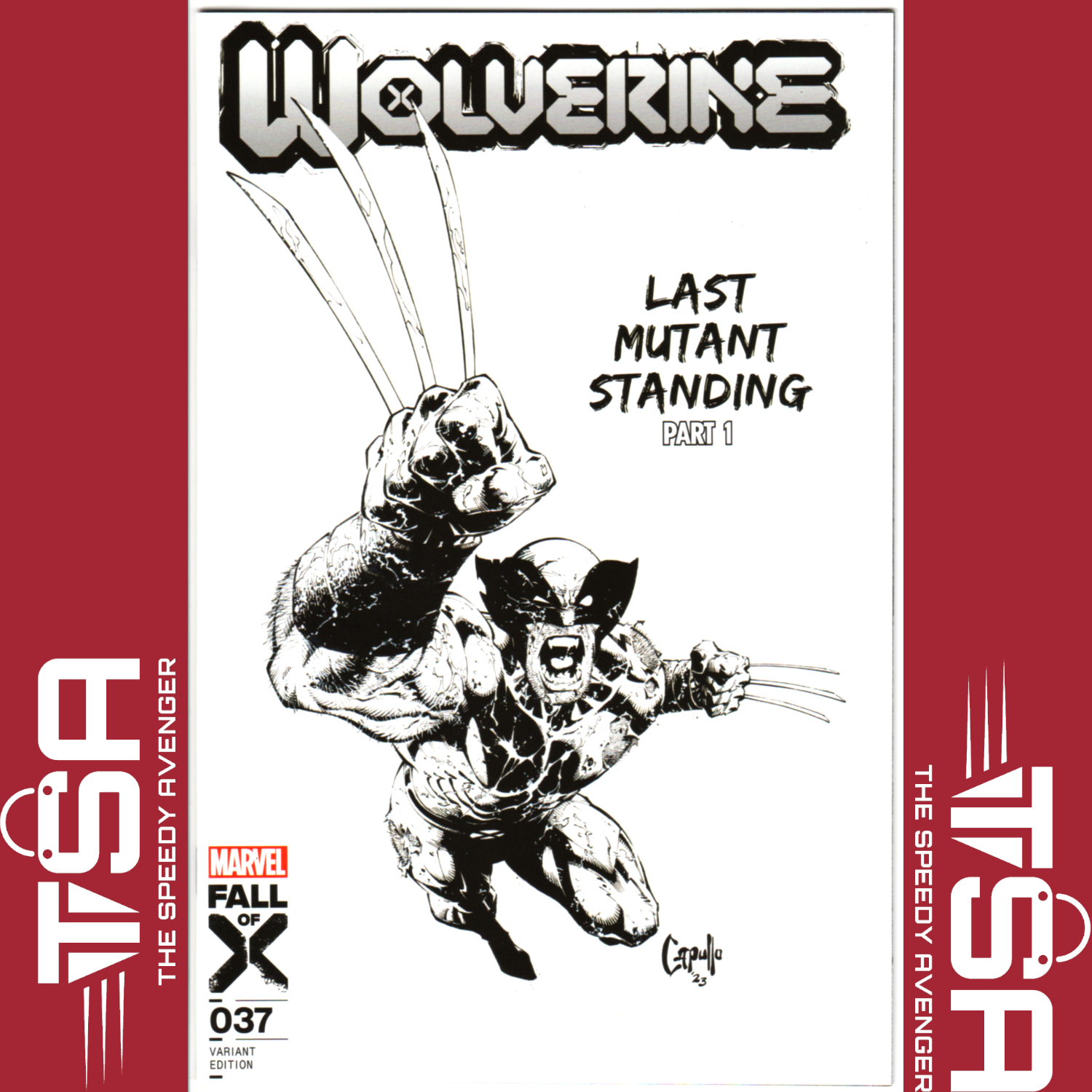 WOLVERINE #37 (Vol 7) Greg Capullo 2nd Printing 1:25 Incentive Variant 2023