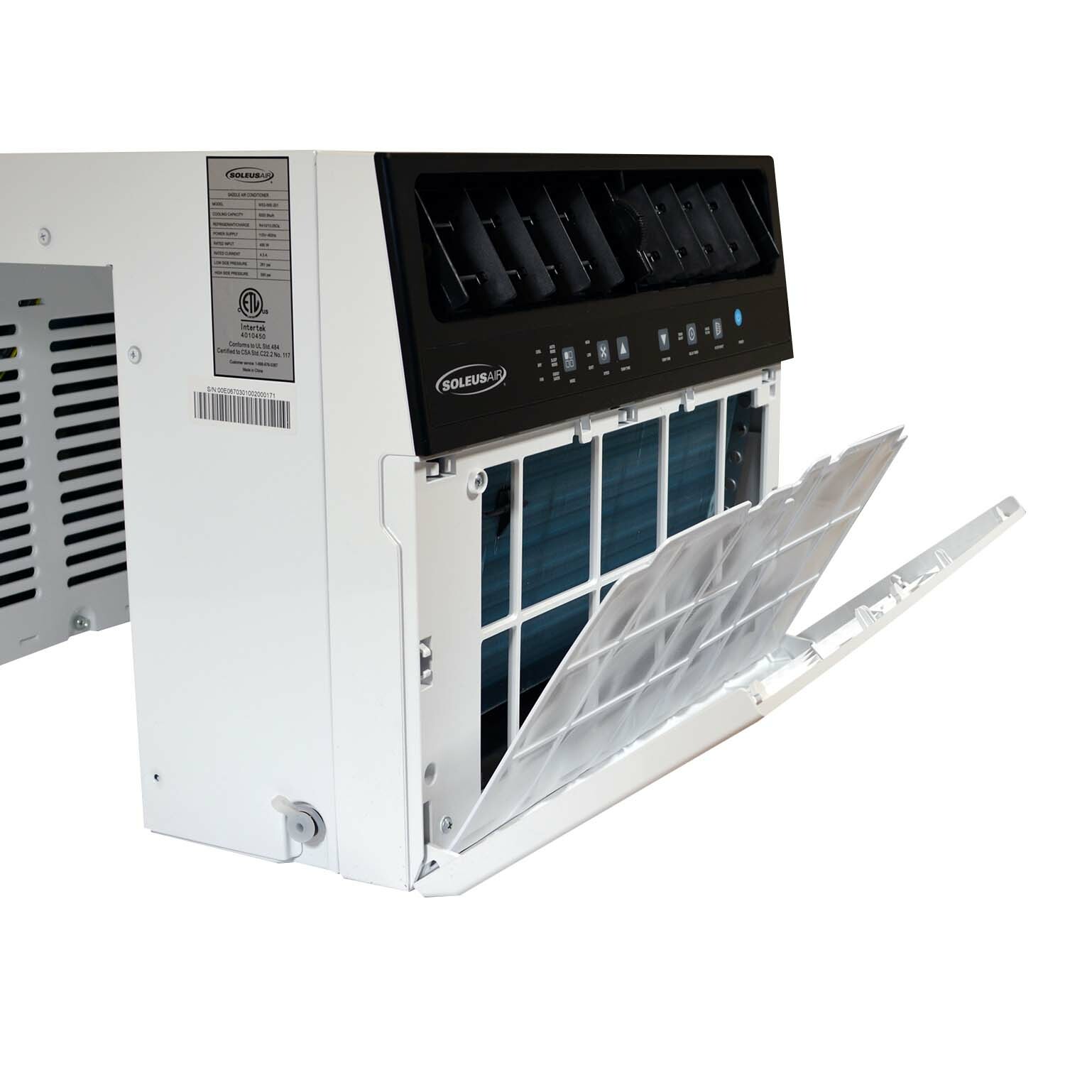 Refurbished 10000 BTU(ASHRAE) Saddle Window Air Conditioner with Wi-Fi 275 sq.ft