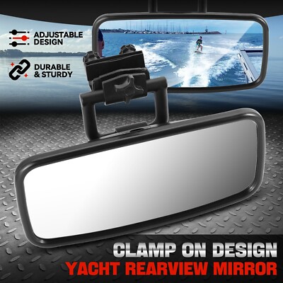 Универсальное прямоугольное зеркало заднего вида для водных видов спорта на яхте с фиксатором