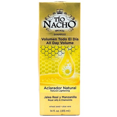 Tio Nacho Natural Lightening & All Day Volumizing Shampoo | 14 Fl Oz