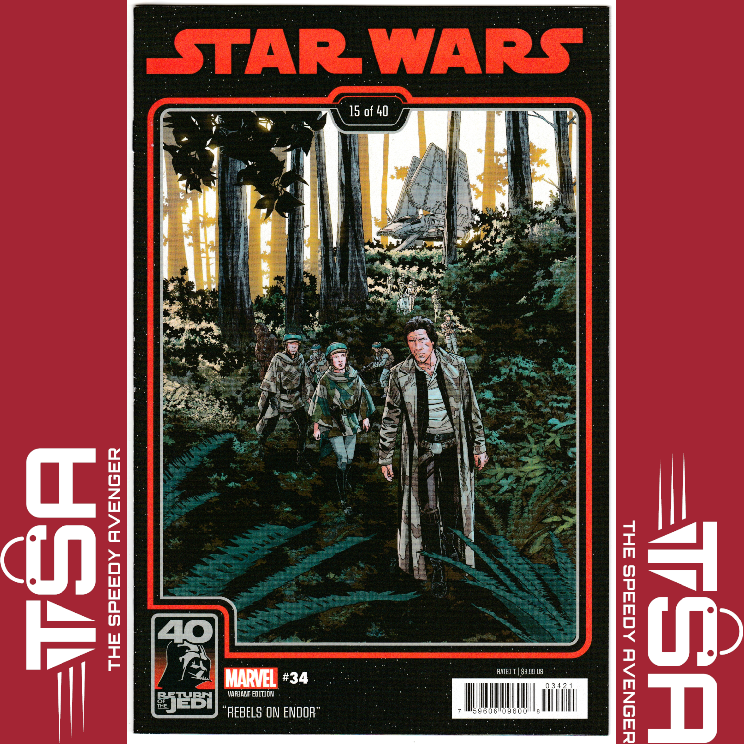 STAR WARS #34 (Vol 3) 2023 Chris Sprouse ROTJ 40th Anniversary Variant DR CUATA!