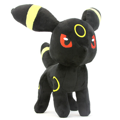 Pkmn 12'' Plush - UMBREON Blacky New (Dark Type Anime Gold Silver Stuffed Animal)