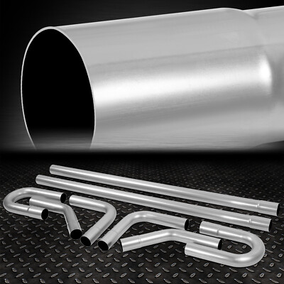 8шт 2OD DIY Изготовленная на заказ оправка из мягкой стали для выхлопных труб с изгибом прямых трубных комплектов