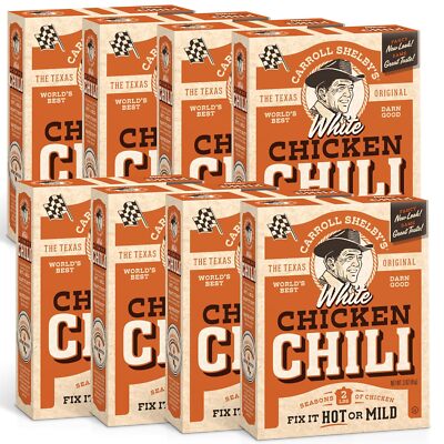 Carroll Shelby's White Chicken Chili (Pack of 8)
