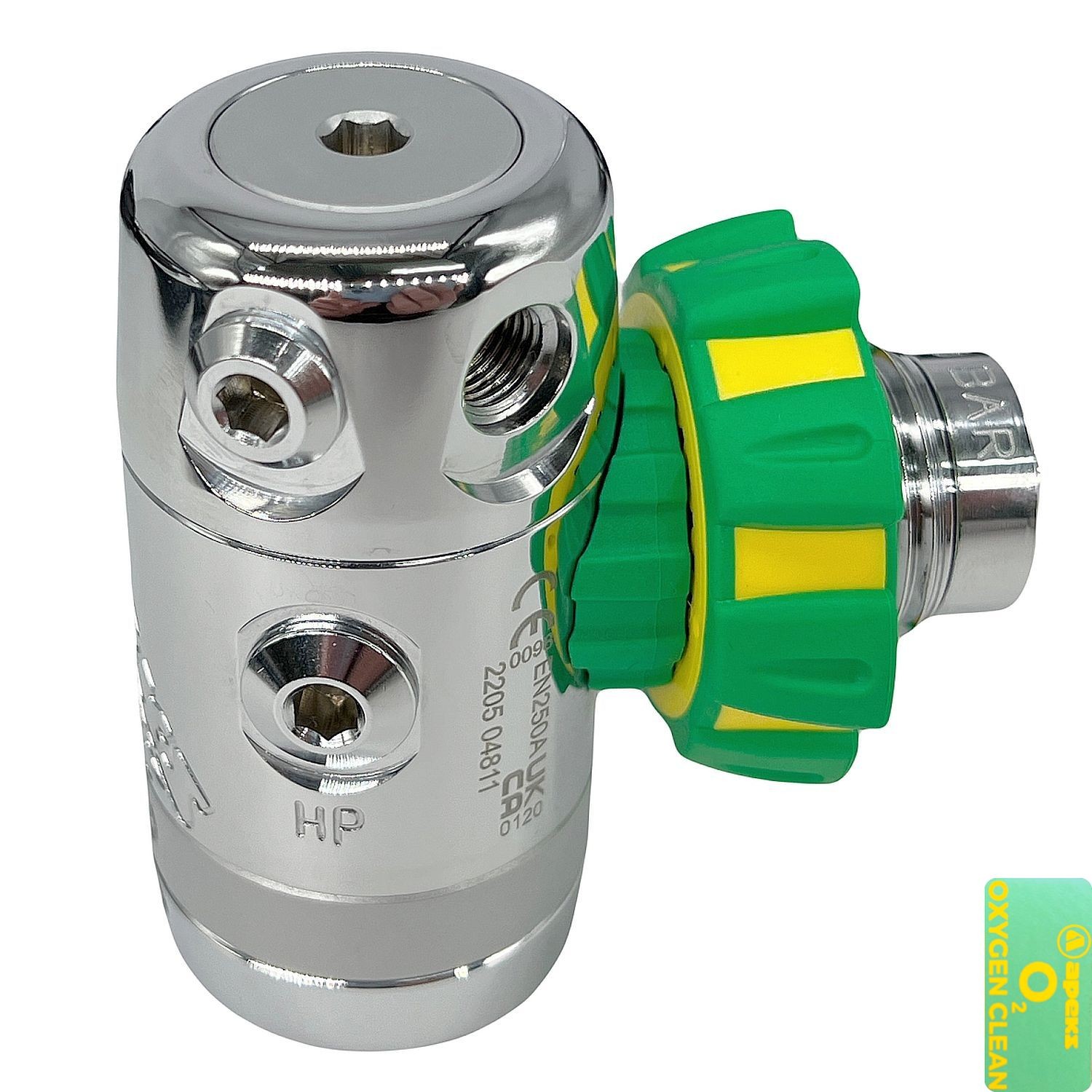 SF-1 TopDeal: Apeks XTX 50 Nitrox 1. Stufe DST mit M26 Anschlusswelle - o2 clean