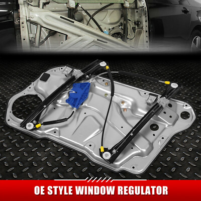 ДЛЯ 99-10 VW BORA GOLF JETTA ПЕРЕДНИЙ ЛЕВЫЙ СТЕКЛОПОДЪЕМНИК С ЭЛЕКТРОПРИВОДОМ без ДВИГАТЕЛЯ