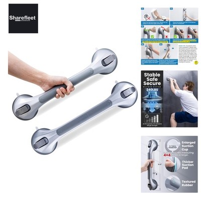 Dusche Haltegriffe, 43 CM Duschgriff für Badewanne 2 Pack, MAX Halt 110 KG Ha...